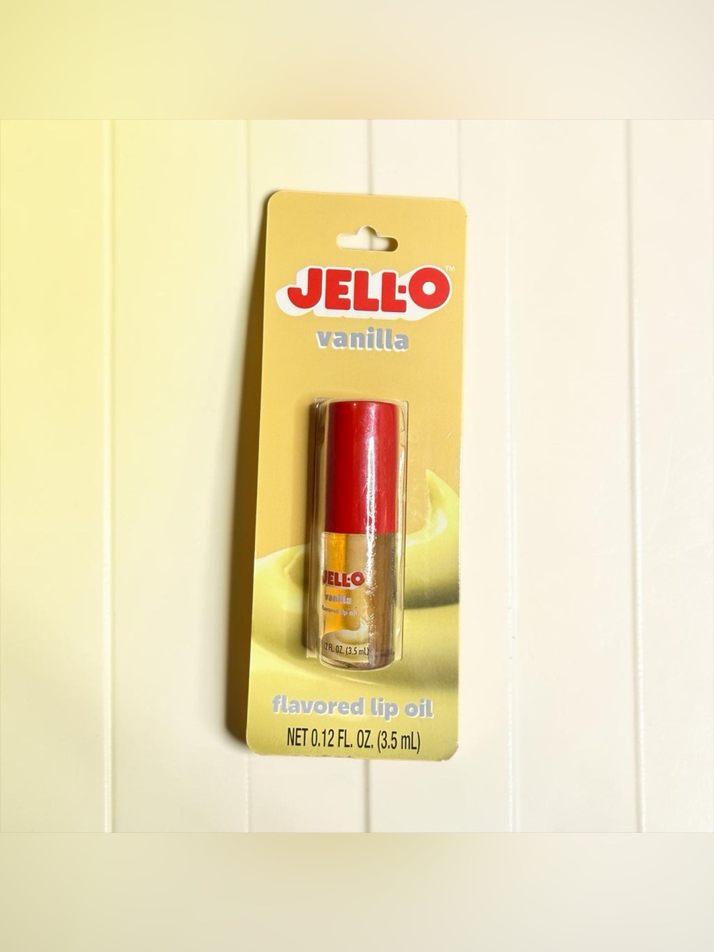 🏷️‼️5/$25🏷️‼️💛JELL-O💛Vanilla Flavored Lip Oil/NIP